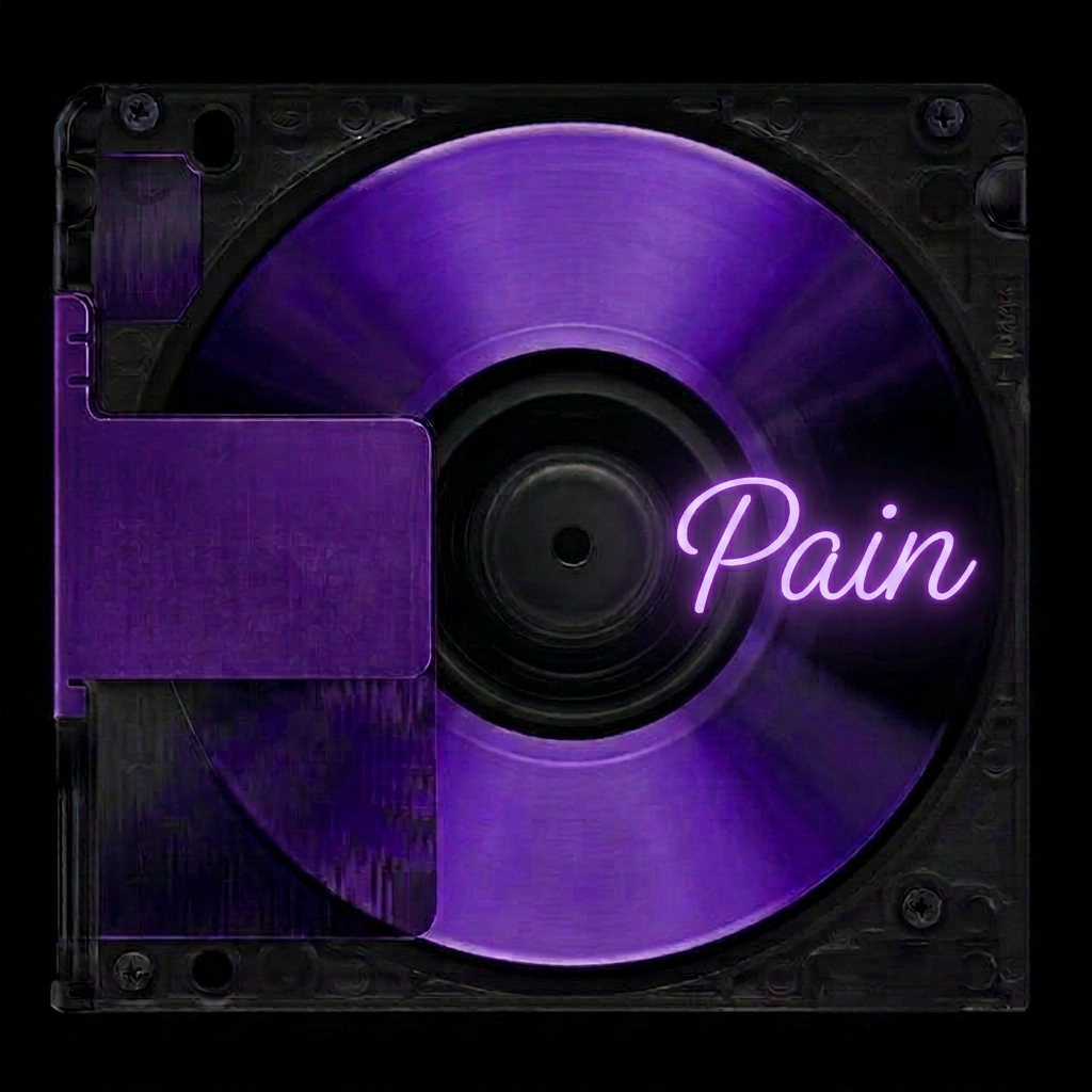 Pain chrome disc cover artwork